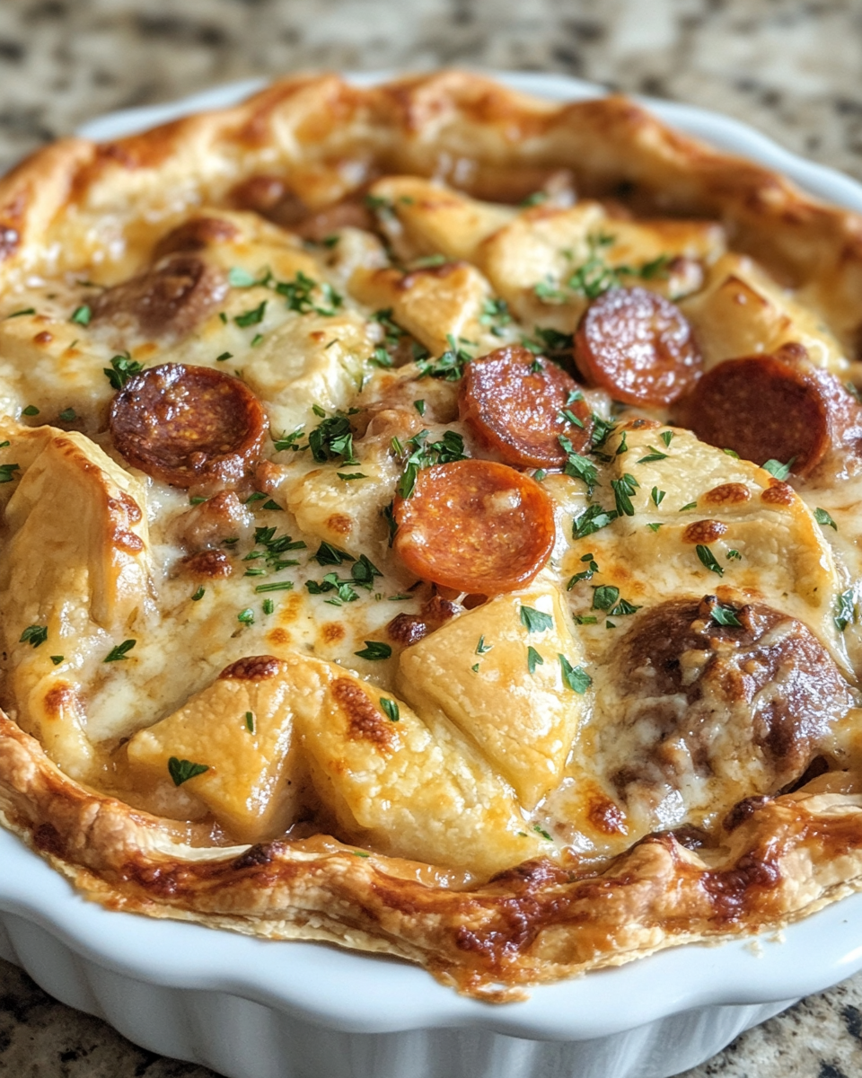Final dish - Ultimate Pizza Pot Pie Recipe: A Delicious Twist on a Classic Favorite