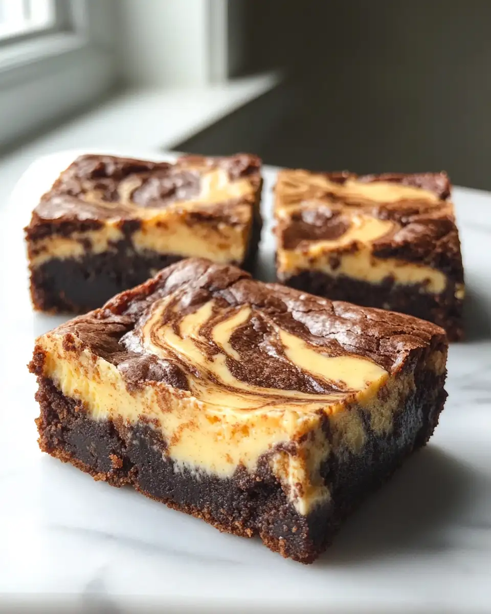 Decadent Pumpkin Spice Cream Cheese Swirl Brownies: Fall's Ultimate Indulgence 6 Final dish - Decadent Pumpkin Spice Cream Cheese Swirl Brownies: Fall's Ultimate Indulgence