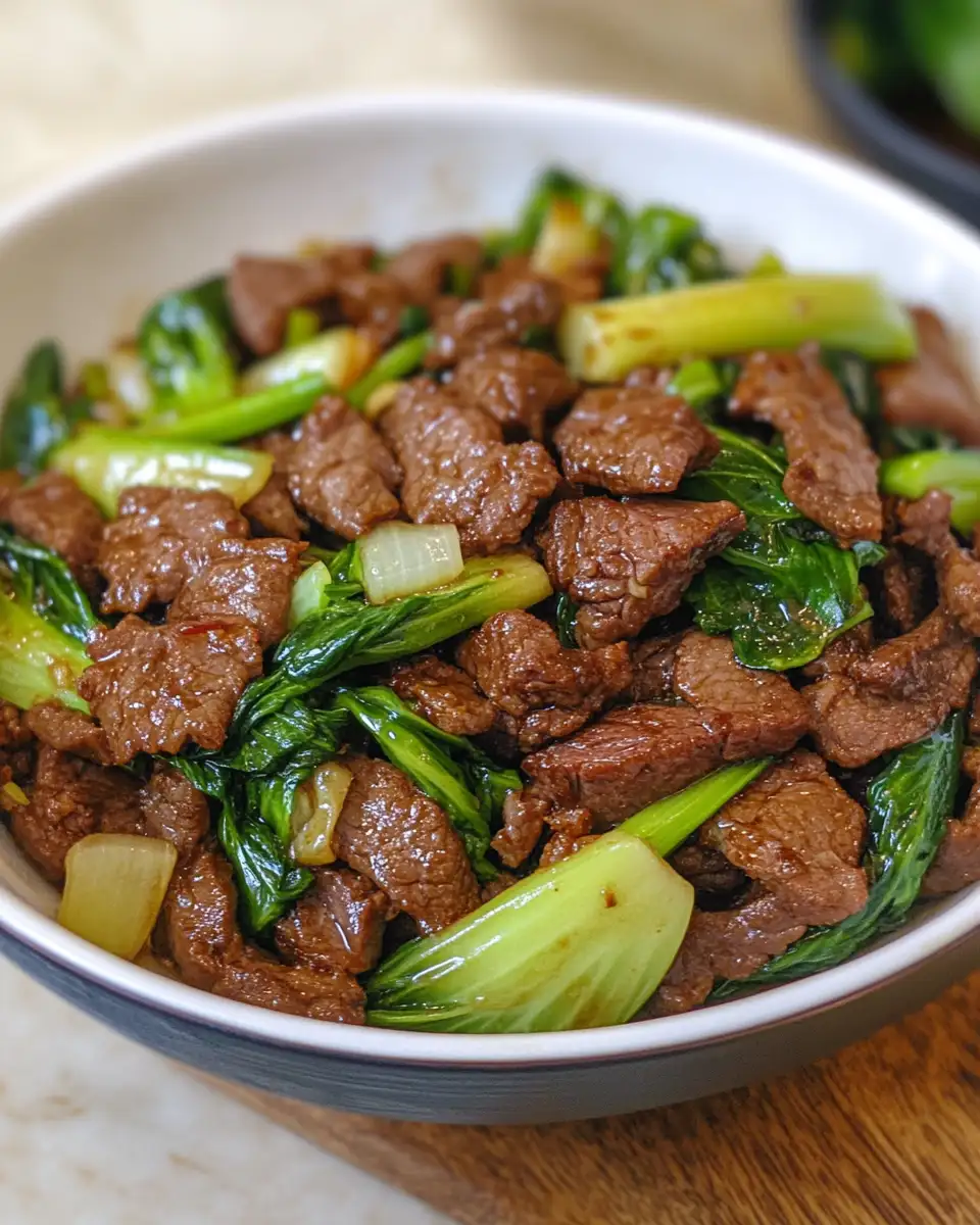Sizzling in Minutes: Quick and Easy Bok Choy Stir-Fried Beef - Featured Image