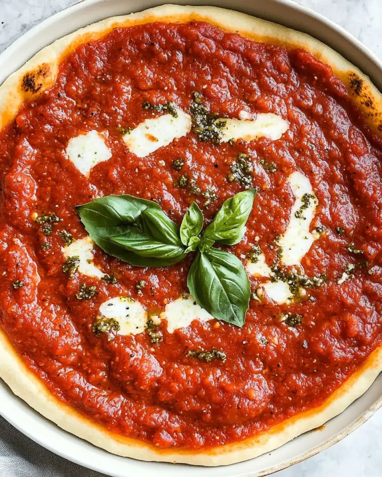 Whip Up a Delicious Quick and Easy Homemade Pizza Sauce Recipe - Featured Image