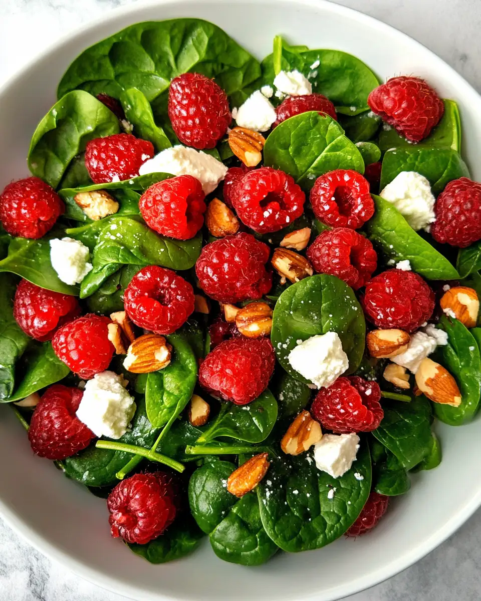 Refreshing Raspberry Spinach Salad: A Burst of Flavor and Freshness - Featured Image