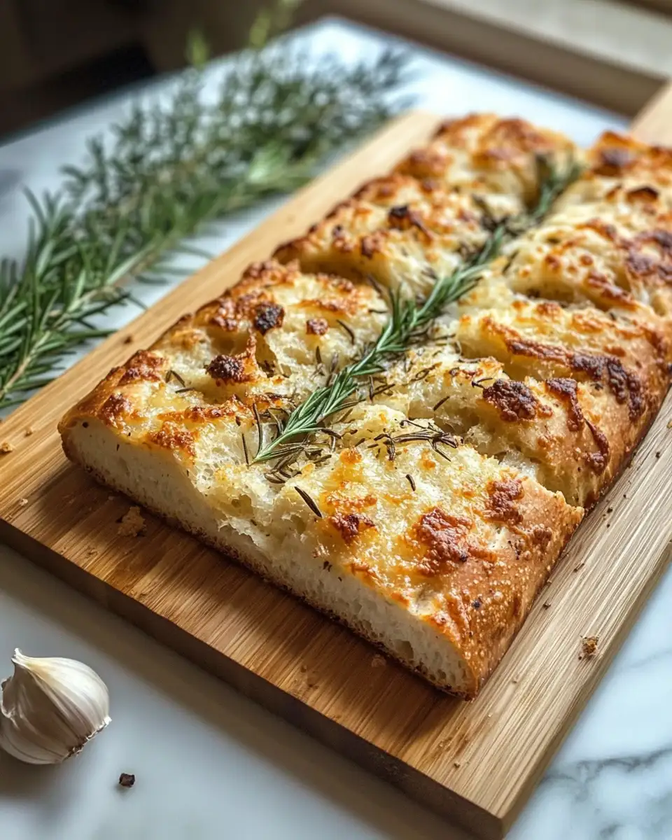 Baking Bliss: Discover the Charm of Rustic Rosemary Parmesan Bread 6 Final dish - Baking Bliss: Discover the Charm of Rustic Rosemary Parmesan Bread
