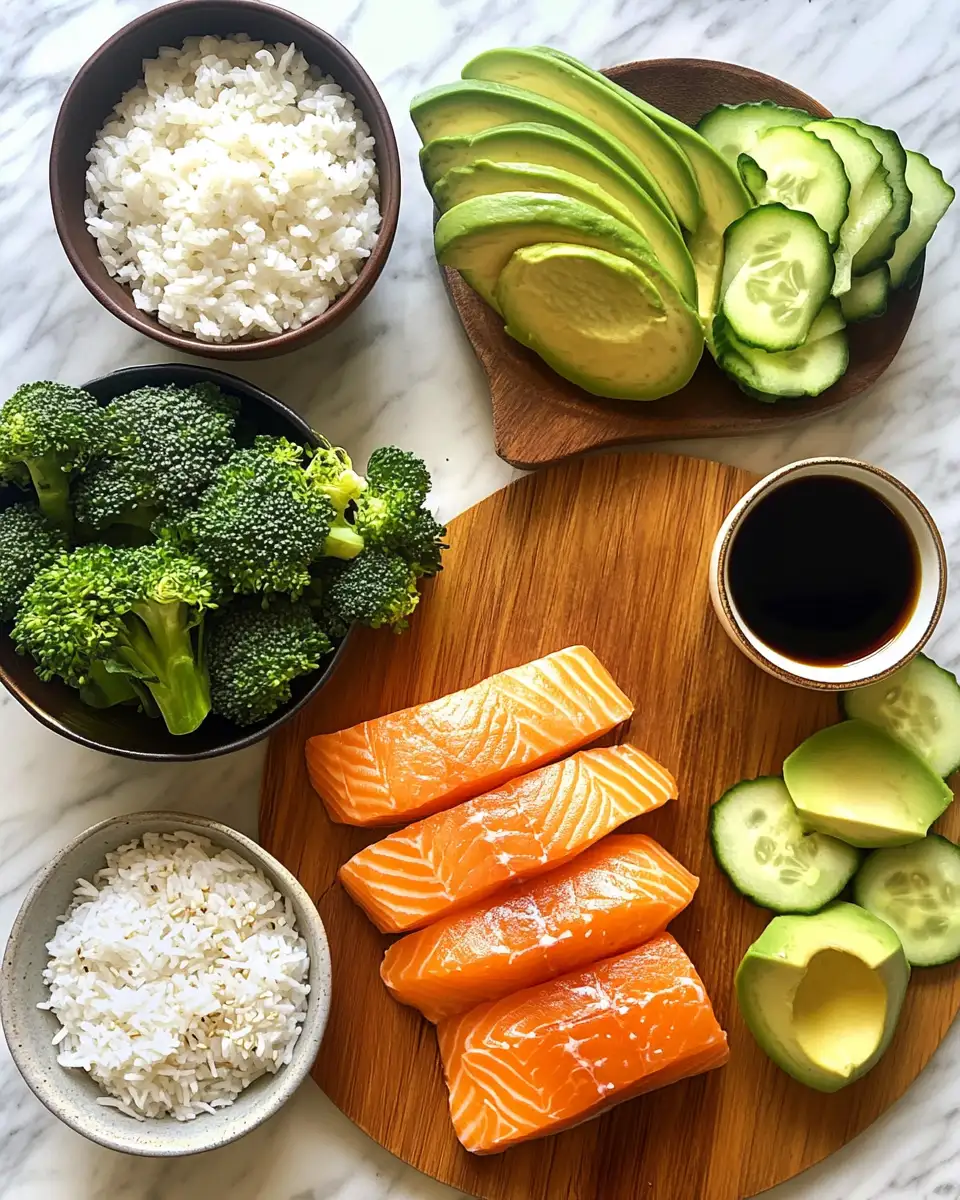 Ingredients for Savor the Flavor: Crafting the Perfect Salmon Rice Bowl
