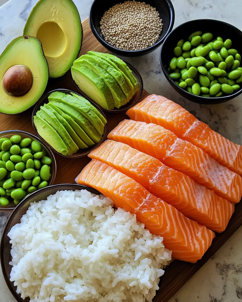 Ingredients for Savor the Flavor: Create the Ultimate Salmon Rice Bowl Experience