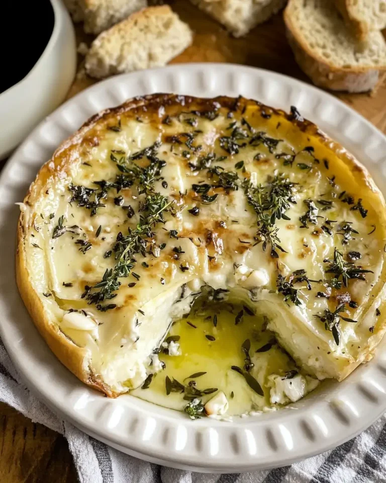 Irresistible Savory Baked Brie with Garlic and Herbs: Your Next Appetizer Obsession - Featured Image