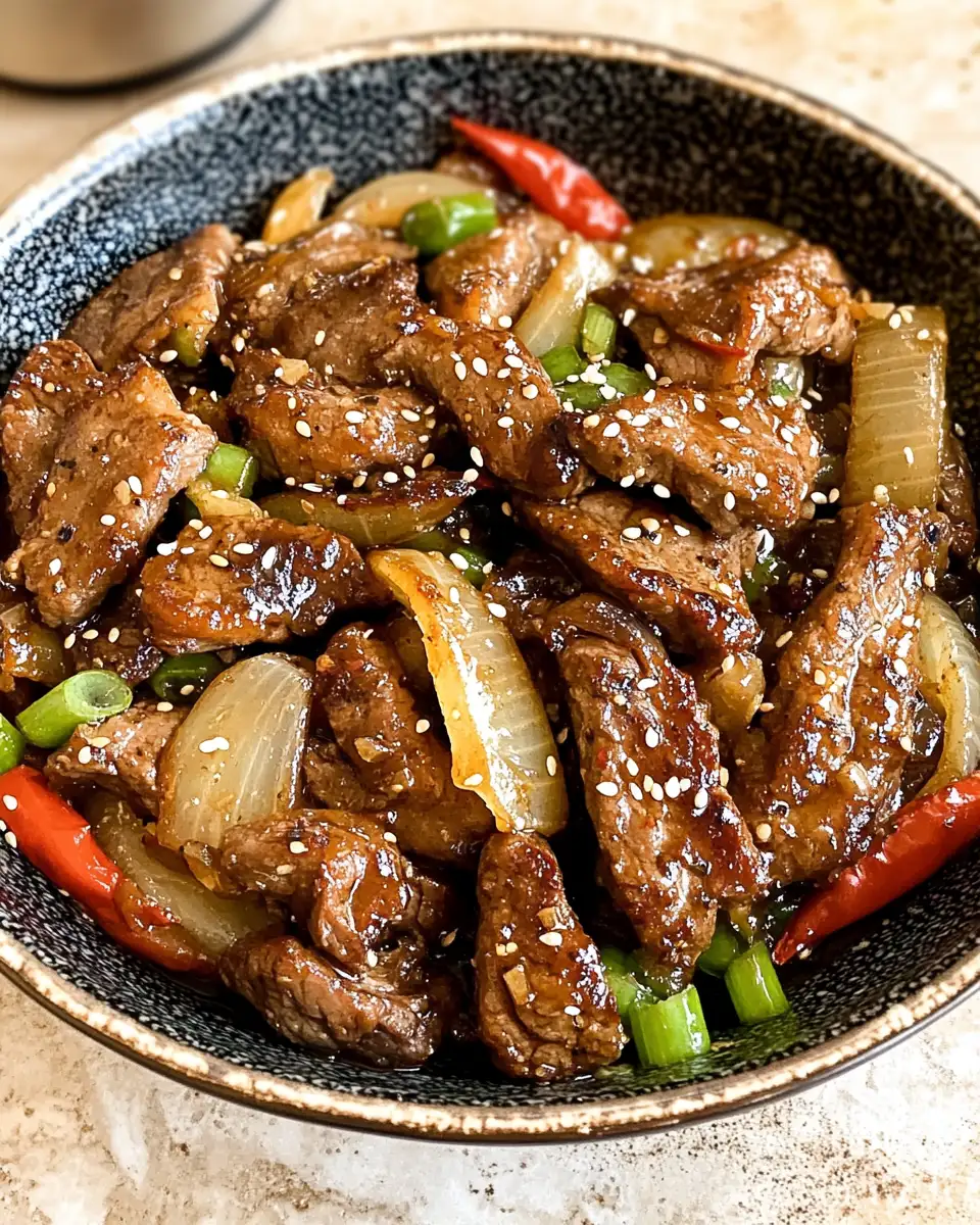 Sizzling Chinese Pepper Steak with Onions That Will Ignite Your Taste Buds - Featured Image