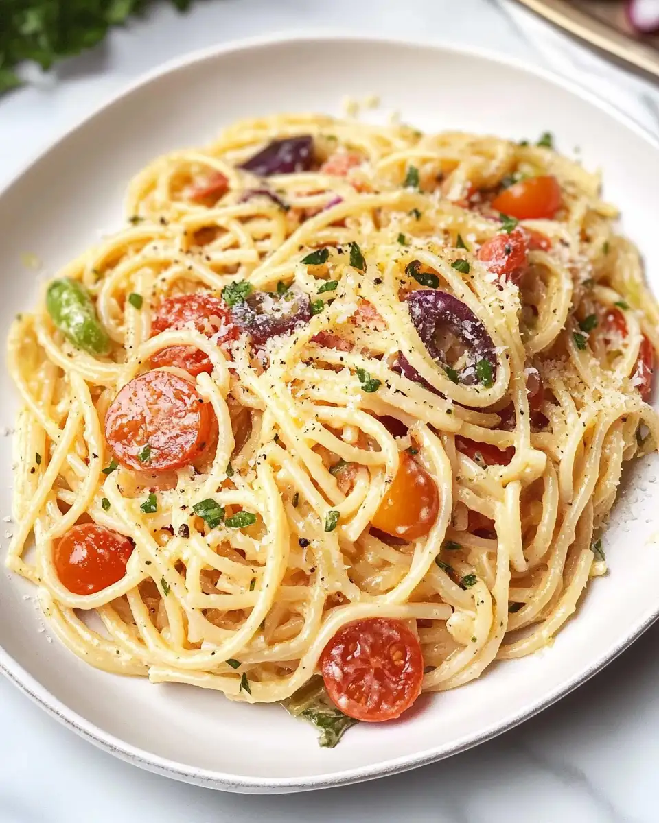 Zesty Spaghetti Salad with Italian Dressing: A Fresh Twist on a Classic Dish - Featured Image