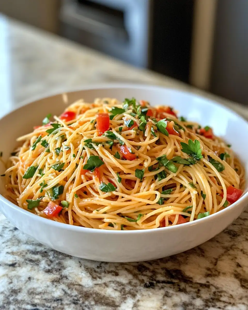 Zesty Spaghetti Salad with Italian Dressing: A Fresh Twist on a Classic Dish 6 Final dish - Zesty Spaghetti Salad with Italian Dressing: A Fresh Twist on a Classic Dish