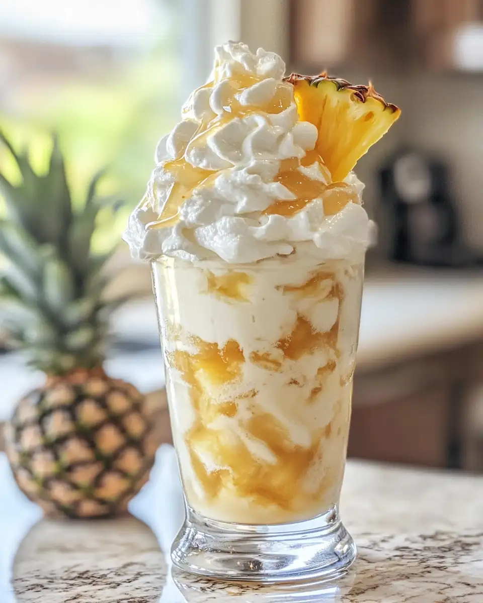 Effervescent Delights: Discover the Magic of a Sparkling Pineapple Cream Soda Float - Featured Image