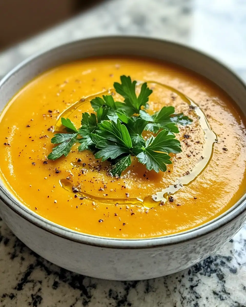 Final dish - Warm Up Your Winter with Spiced Carrot Ginger Soup