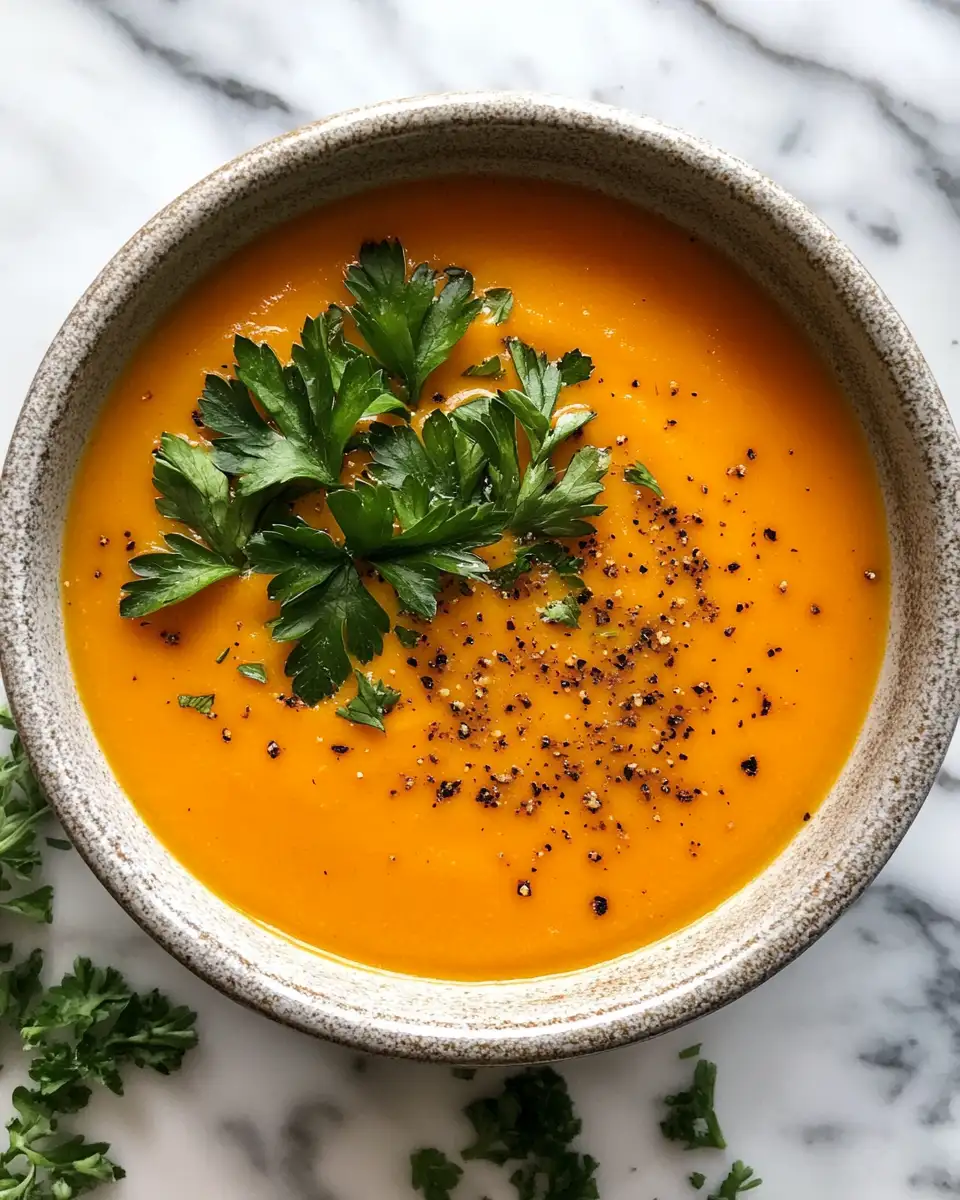 Final dish - Warm Your Soul with Spiced Carrot Ginger Soup