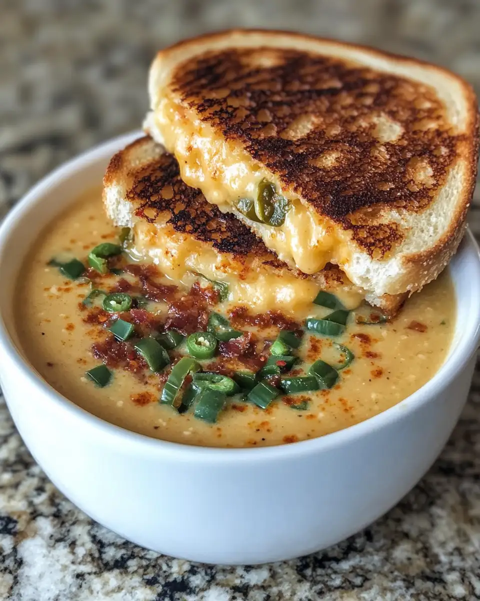 Turn Up the Heat with Spicy Jalapeño Popper Soup and Grilled Cheese Dippers - Featured Image
