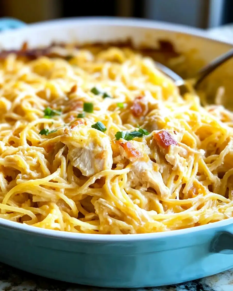 Savor the Spice: Southern Chicken Spaghetti Casserole Recipe - Featured Image