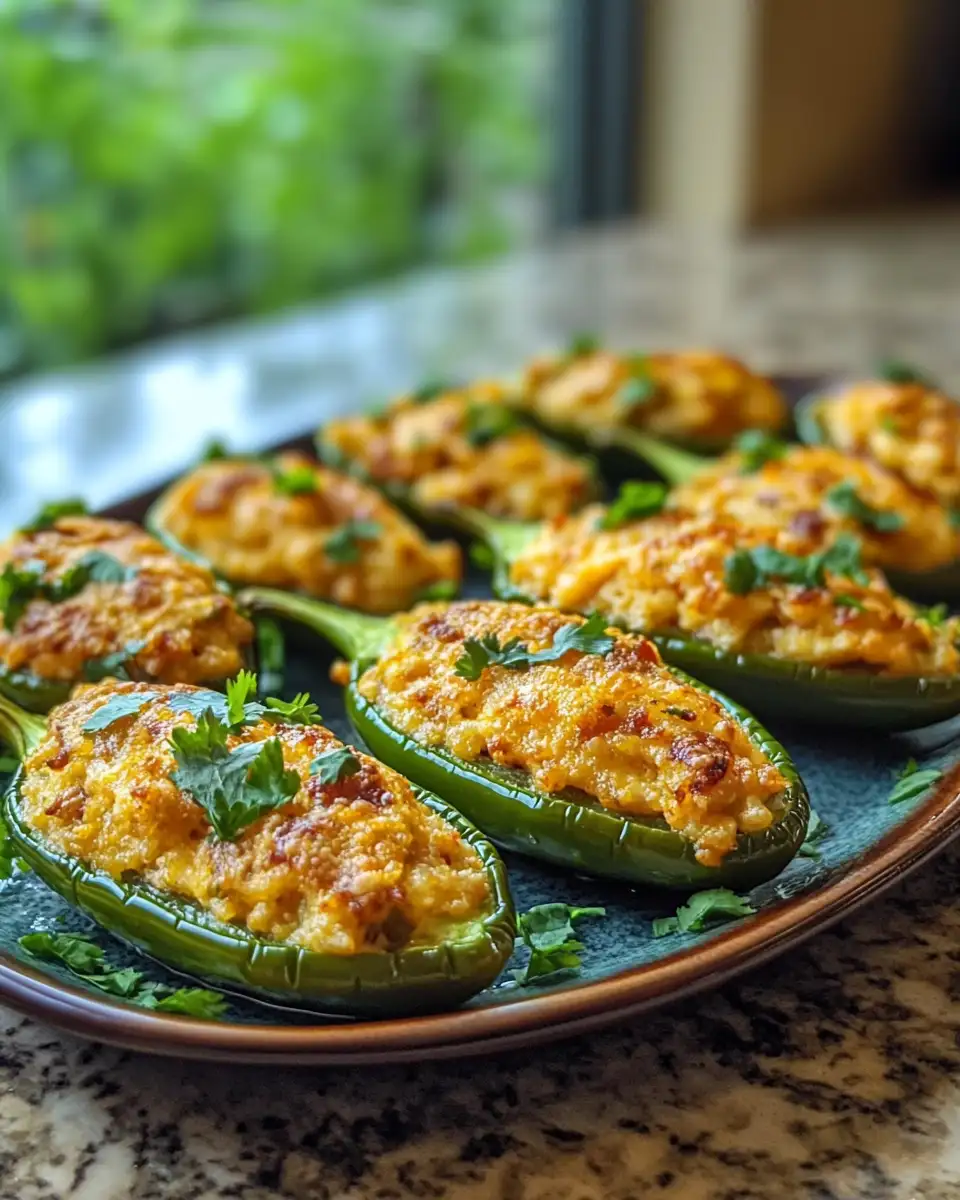 Final dish - Ignite Your Taste Buds with Spicy Texas Twinkies Stuffed Jalapeños