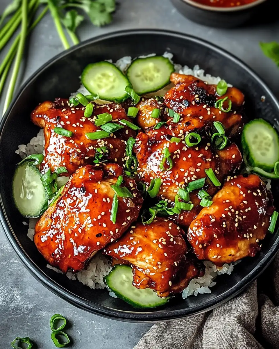 Irresistibly Delicious: Sticky Honey Gochujang Chicken That'll Spice Up Your Dinner - Featured Image