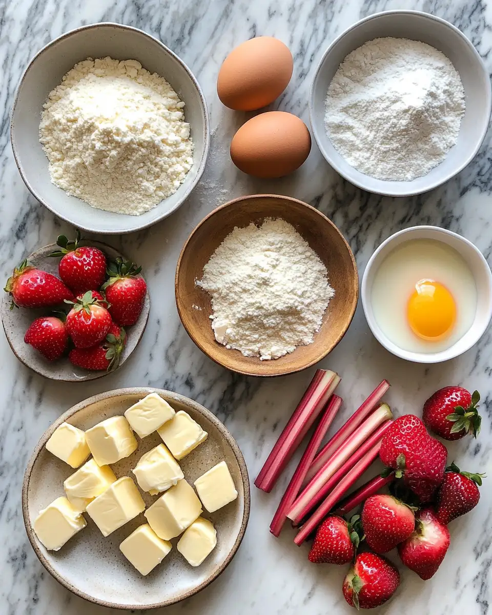 A Perfectly Flaky Strawberry Rhubarb Galette to Sweeten Your Day 4 Ingredients for A Perfectly Flaky Strawberry Rhubarb Galette to Sweeten Your Day