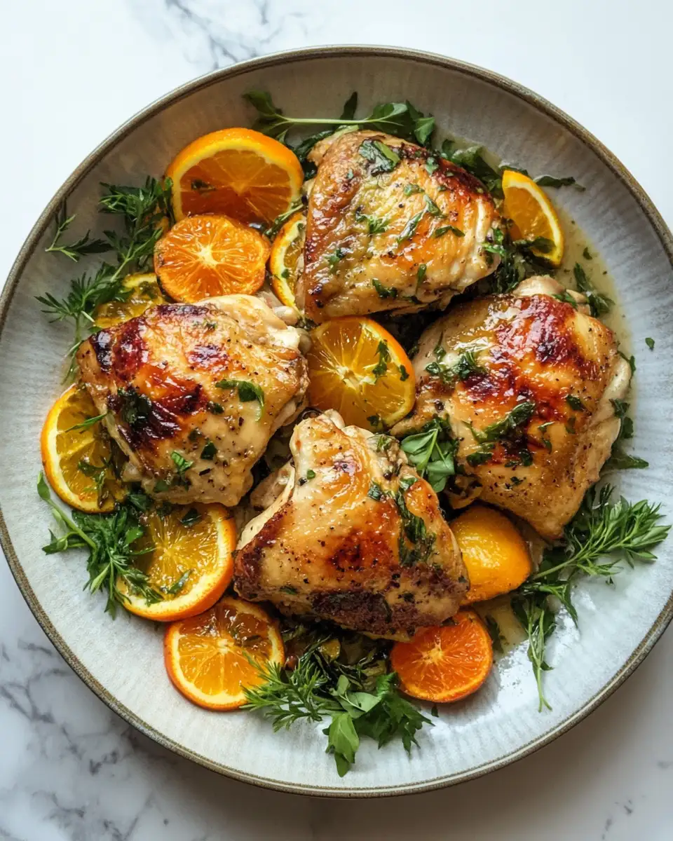 Irresistible Sweet and Savory Roasted Orange Chicken Delight 6 Final dish - Irresistible Sweet and Savory Roasted Orange Chicken Delight