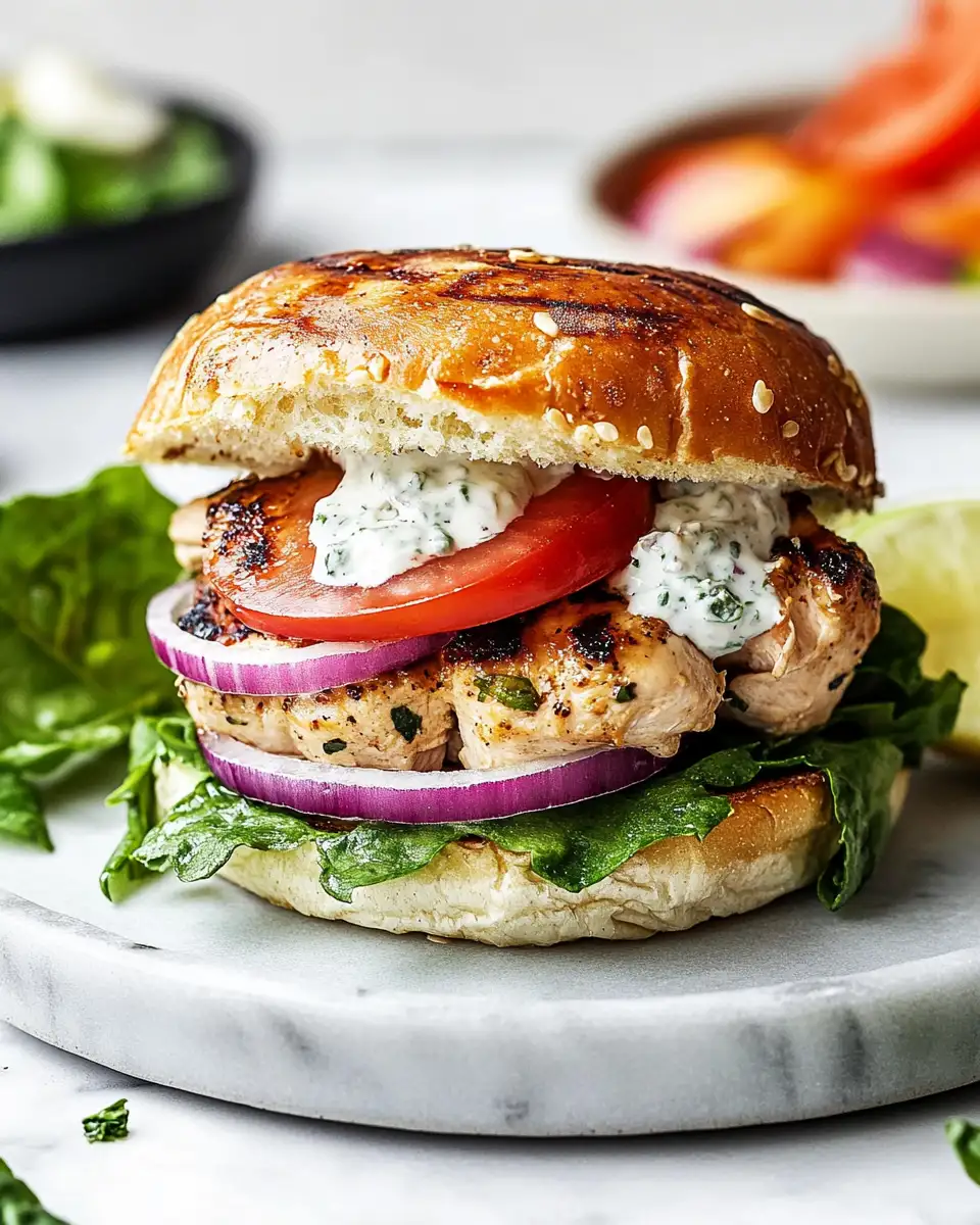 Unleash Flavor with the Best Greek Chicken Burgers - Featured Image