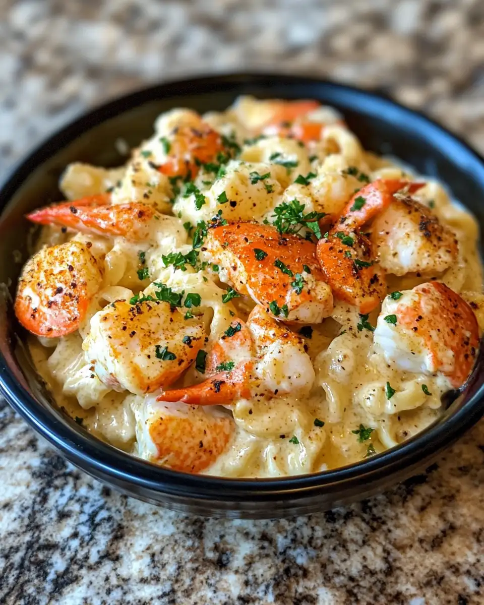 Cajun Seafood Extravaganza: The Best Recipe for Lobster, Crab, and Salmon Alfredo 6 Final dish - Cajun Seafood Extravaganza: The Best Recipe for Lobster, Crab, and Salmon Alfredo