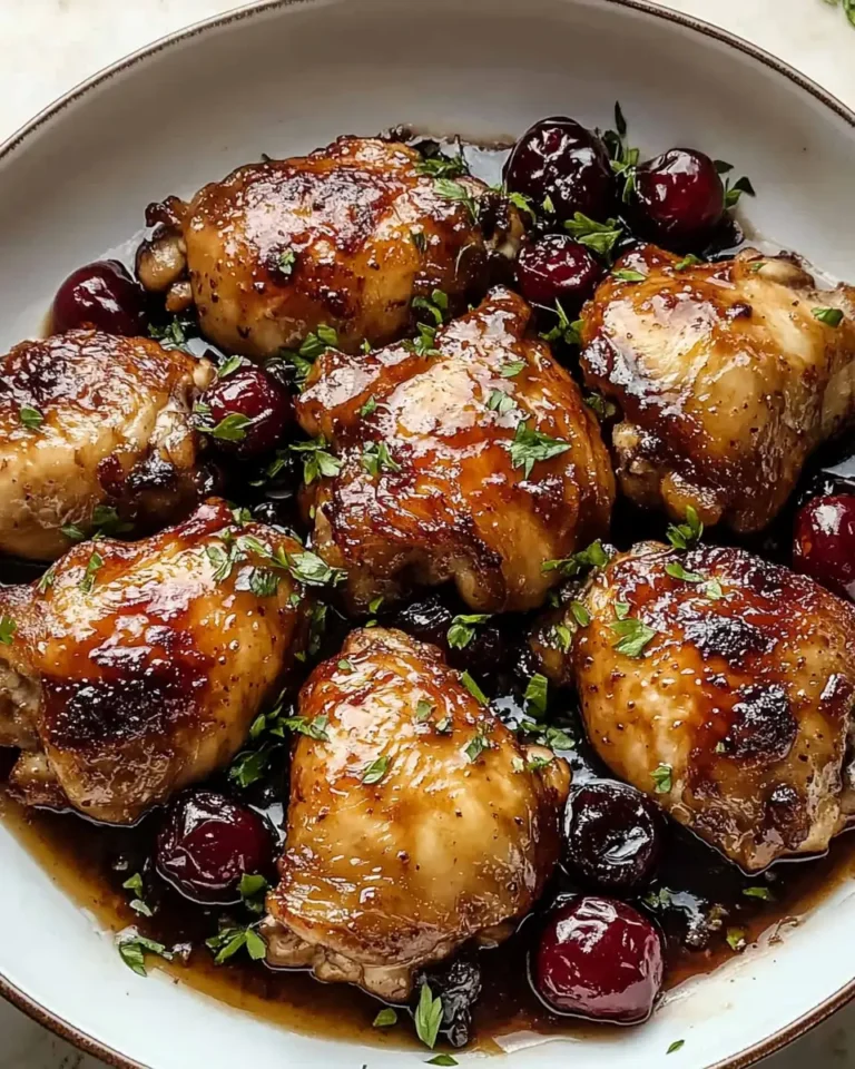 Sticky Cherry Chicken Thighs: A Sweet and Savory Delight - Featured Image