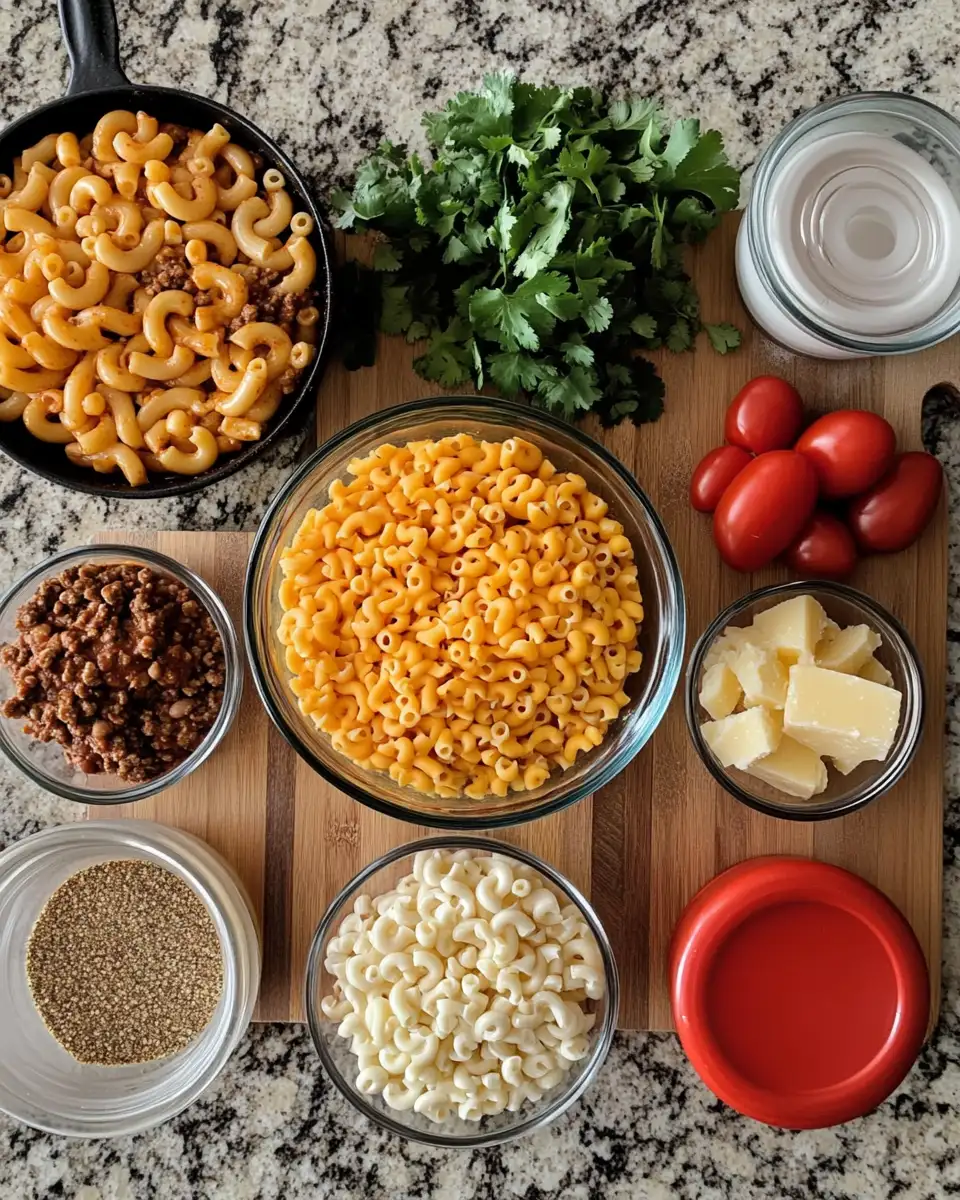 The Ultimate Cheesy Chili Mac Skillet: Comfort Food at Its Finest 4 Ingredients for The Ultimate Cheesy Chili Mac Skillet: Comfort Food at Its Finest