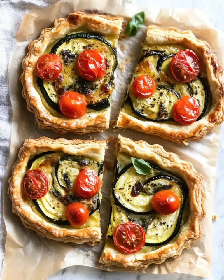 Harvest Delight: Urban Farm Fresh Zucchini & Tomato Tart - Featured Image