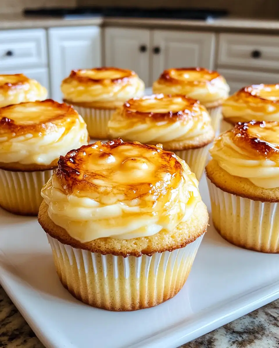 Heavenly Vanilla Bean Crème Brûlée Cheesecake Cupcakes That Will Wow Your Taste Buds - Featured Image