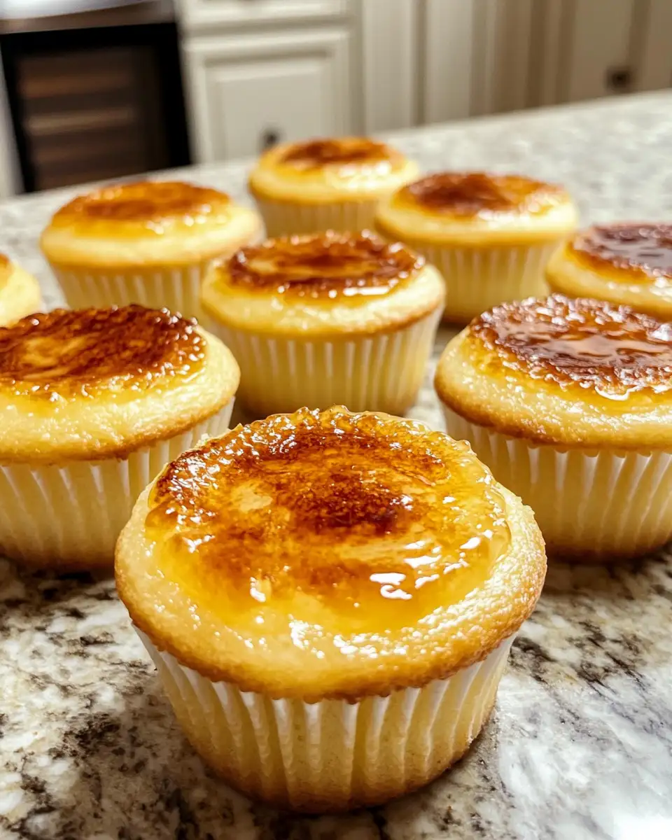 Heavenly Vanilla Bean Crème Brûlée Cheesecake Cupcakes That Will Wow Your Taste Buds 6 Final dish - Heavenly Vanilla Bean Crème Brûlée Cheesecake Cupcakes That Will Wow Your Taste Buds