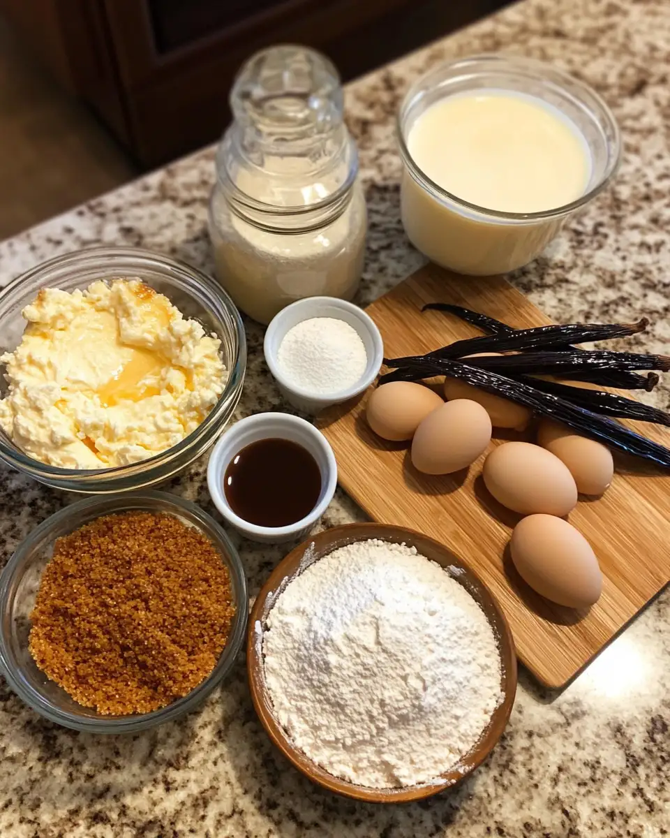 Heavenly Vanilla Bean Crème Brûlée Cheesecake Cupcakes That Will Wow Your Taste Buds 4 Ingredients for Heavenly Vanilla Bean Crème Brûlée Cheesecake Cupcakes That Will Wow Your Taste Buds