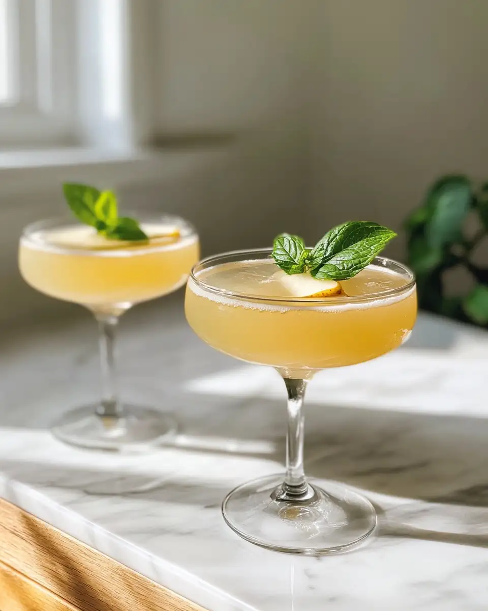 Refreshing Elegance: Vanilla Pear Sparkler Mocktails by Spoonful of Plants 6 Final dish - Refreshing Elegance: Vanilla Pear Sparkler Mocktails by Spoonful of Plants