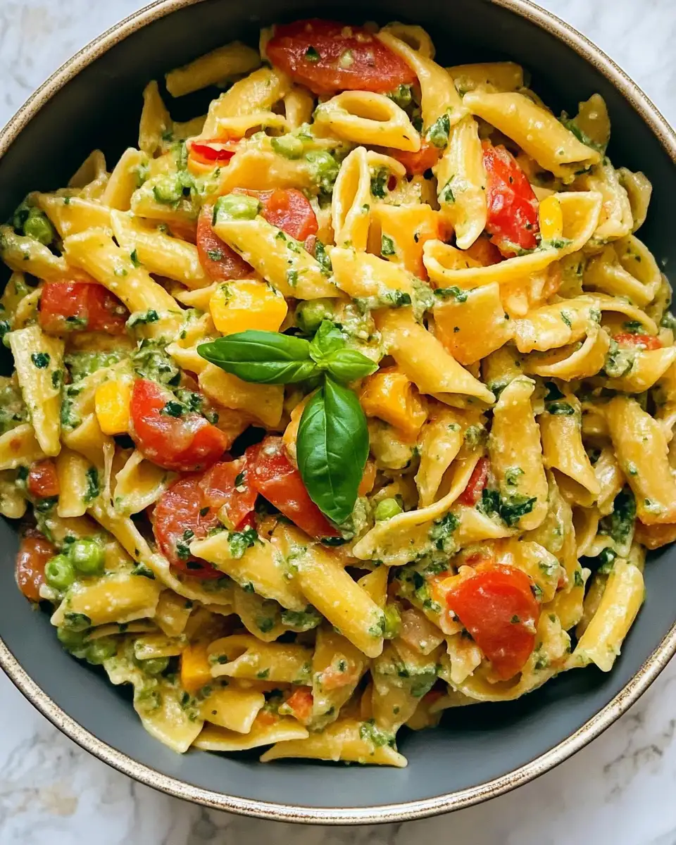 Silky Vegetable Pasta with a Secret Cream-Free Sauce - Featured Image