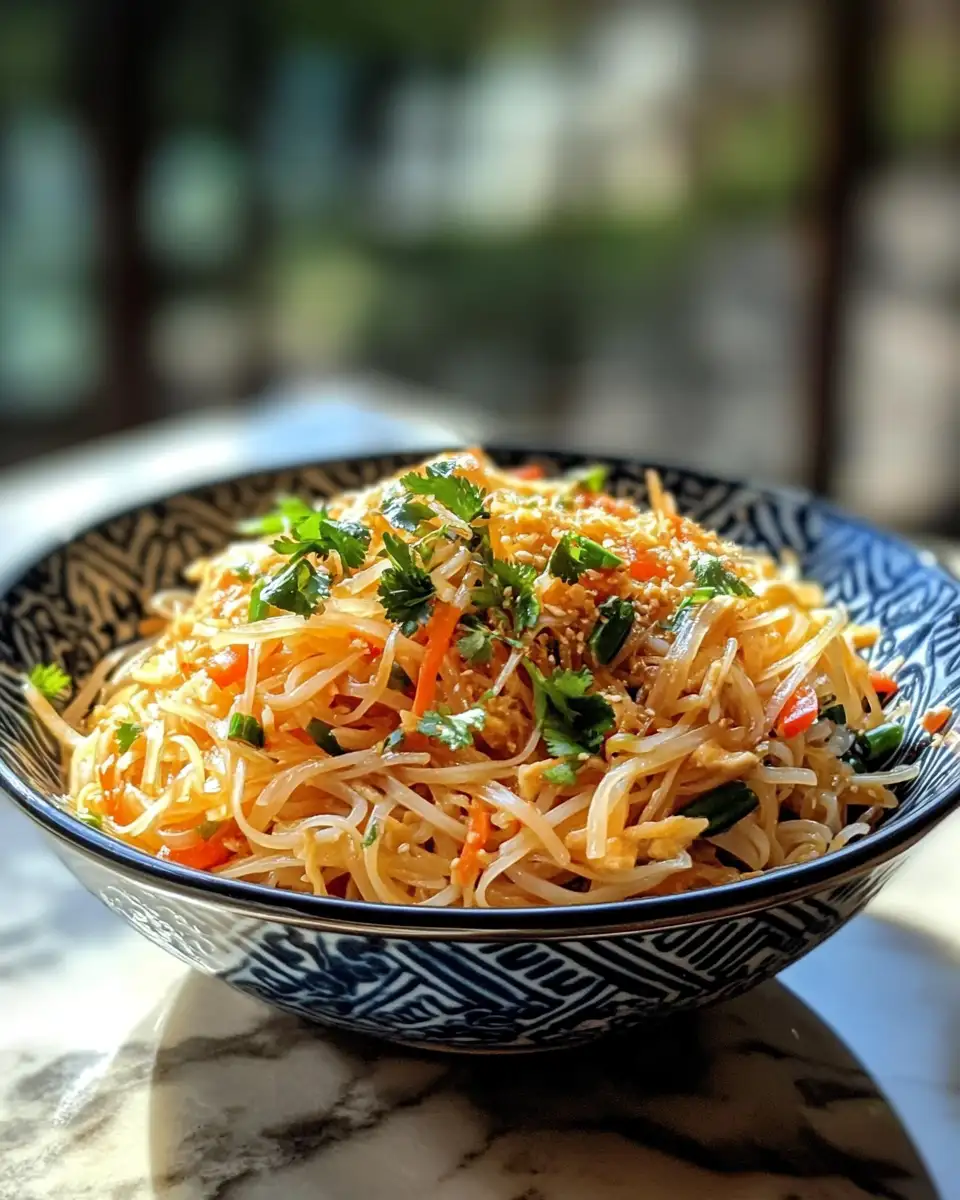 Speedy Thai Delight: Whip Up a 15-Minute Noodle Salad 6 Final dish - Speedy Thai Delight: Whip Up a 15-Minute Noodle Salad