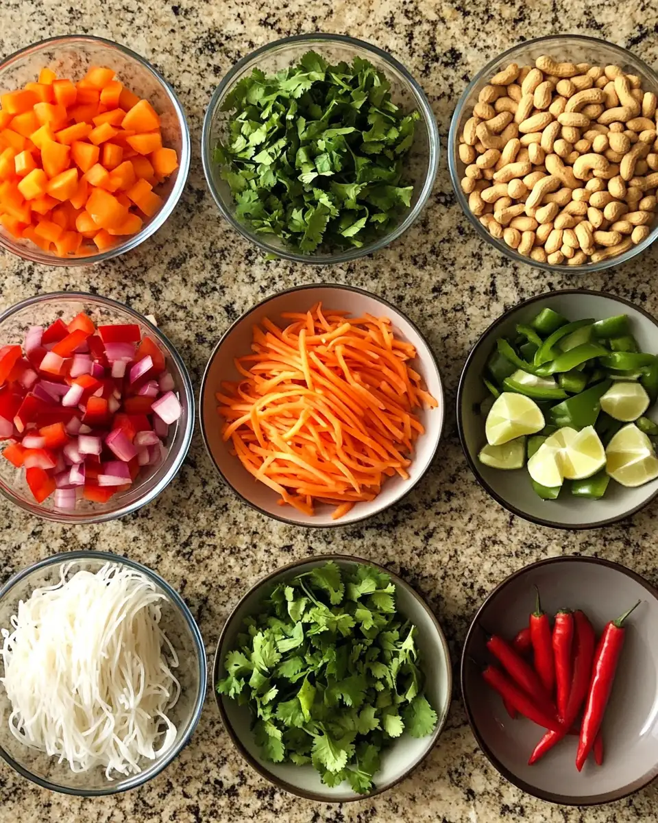 Speedy Thai Delight: Whip Up a 15-Minute Noodle Salad 4 Ingredients for Speedy Thai Delight: Whip Up a 15-Minute Noodle Salad