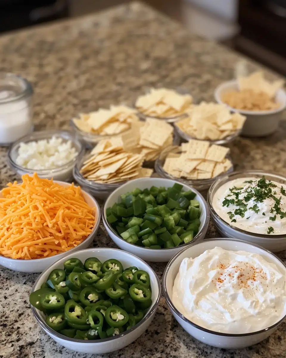 Ingredients for Spice Up Your Snack Game with the Ultimate Alabama Fire Cracker Dip Recipe