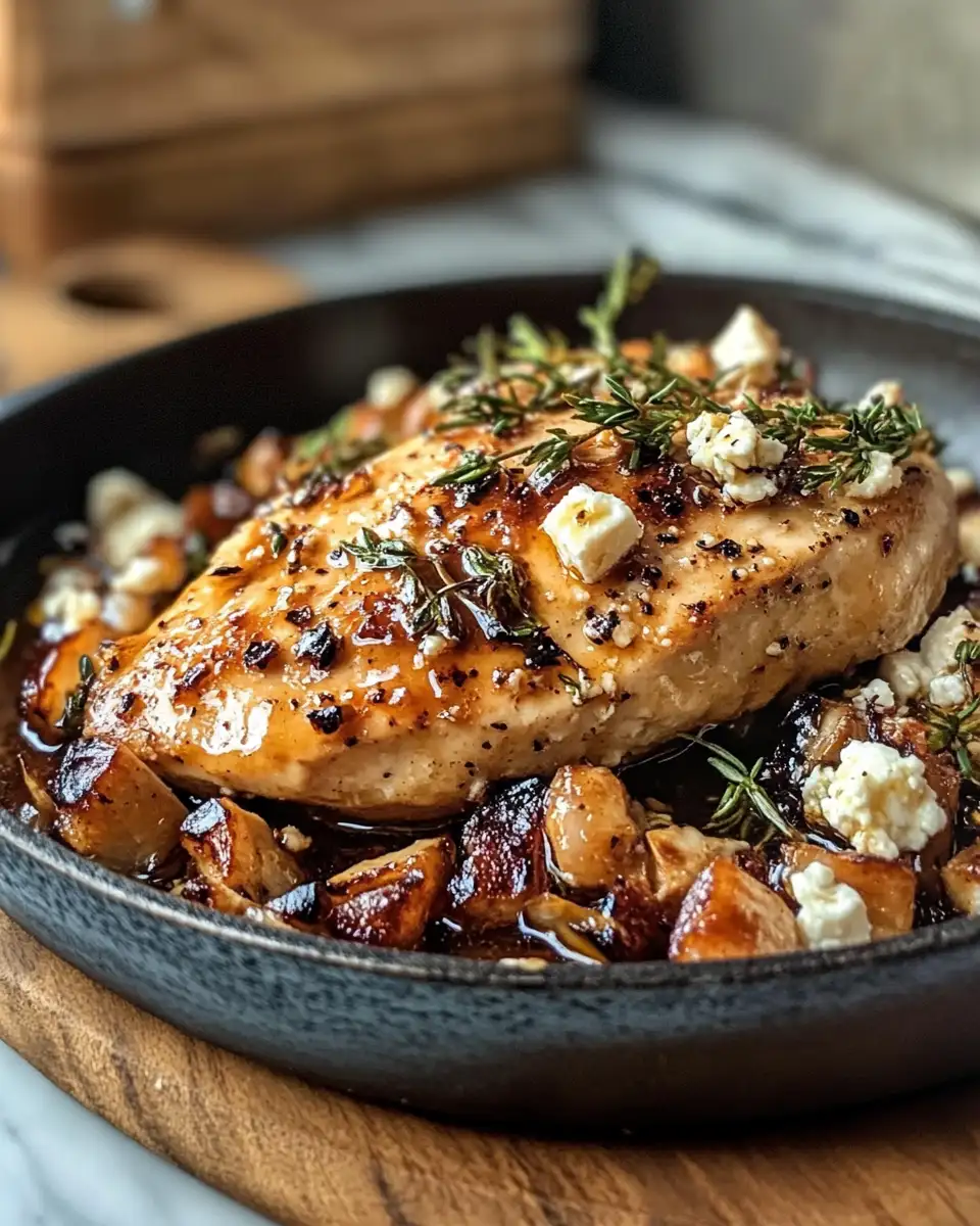Sizzling Artisan Delight: Hot Honey Infused Feta Chicken Sensation 4 Final dish - Sizzling Artisan Delight: Hot Honey Infused Feta Chicken Sensation