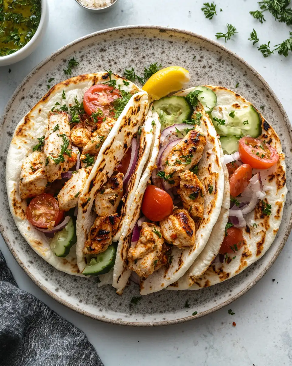 Savor the Flavors of Authentic Greek Chicken Gyros - Featured Image