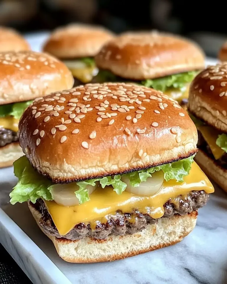 Unleash Flavor with the Best Recipe for Mini Big Mac Cheeseburgers - Featured Image