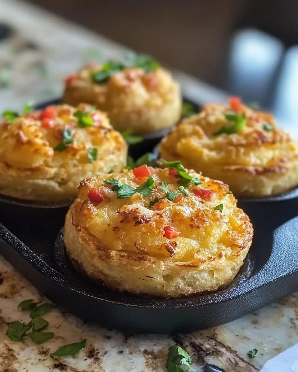 Irresistible Cajun Crab-Stuffed Potato Biscuit Skillet Cups for Your Next Brunch - Featured Image