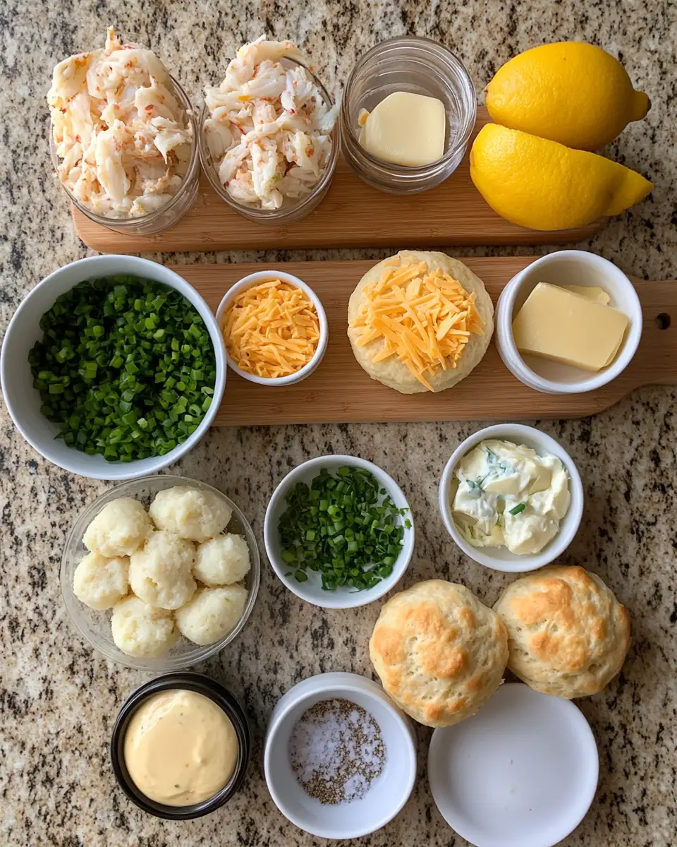 Irresistible Cajun Crab-Stuffed Potato Biscuit Skillet Cups for Your Next Brunch 4 Ingredients for Irresistible Cajun Crab-Stuffed Potato Biscuit Skillet Cups for Your Next Brunch