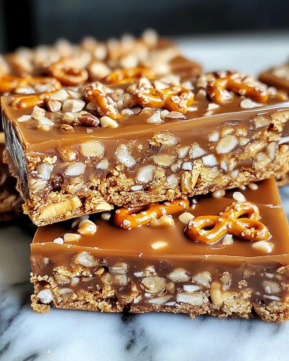 Irresistible Caramel Pretzel Crack Bars You Need to Try Today