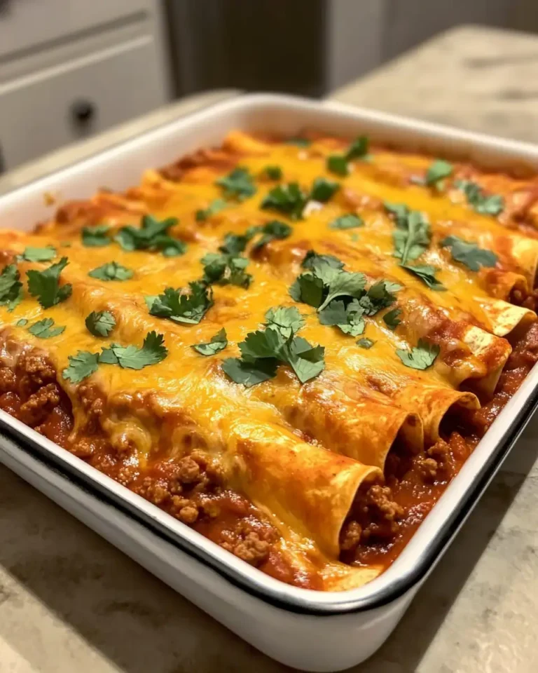 Cheesy Ground Beef Enchiladas: A Flavor Fiesta in Every Bite - Featured Image