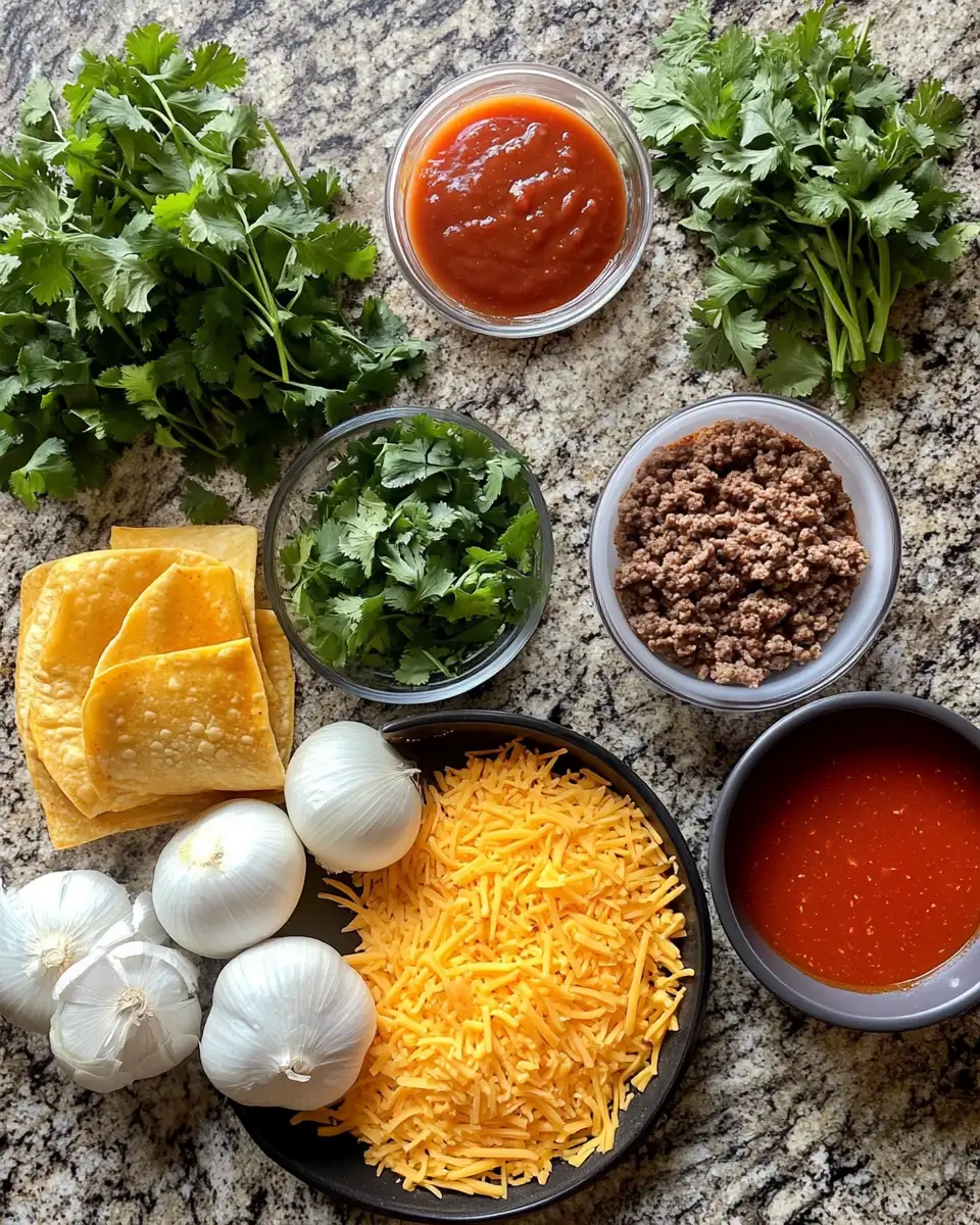 Cheesy Ground Beef Enchiladas: A Flavor Fiesta in Every Bite 4 Ingredients for Cheesy Ground Beef Enchiladas: A Flavor Fiesta in Every Bite