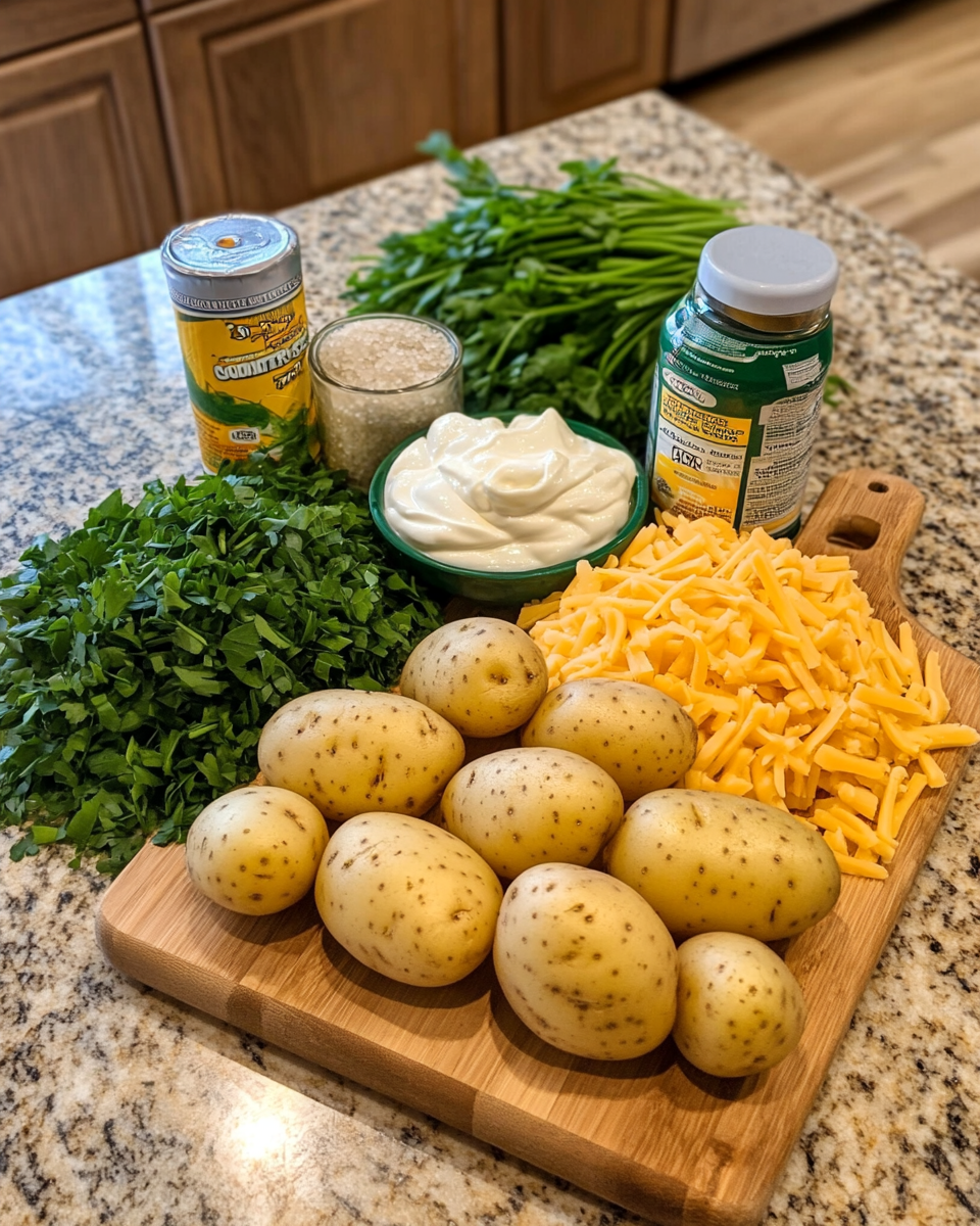 Smoky Cheesy Ranch Potatoes: Your New Comfort Food Obsession 4 Ingredients for Smoky Cheesy Ranch Potatoes: Your New Comfort Food Obsession