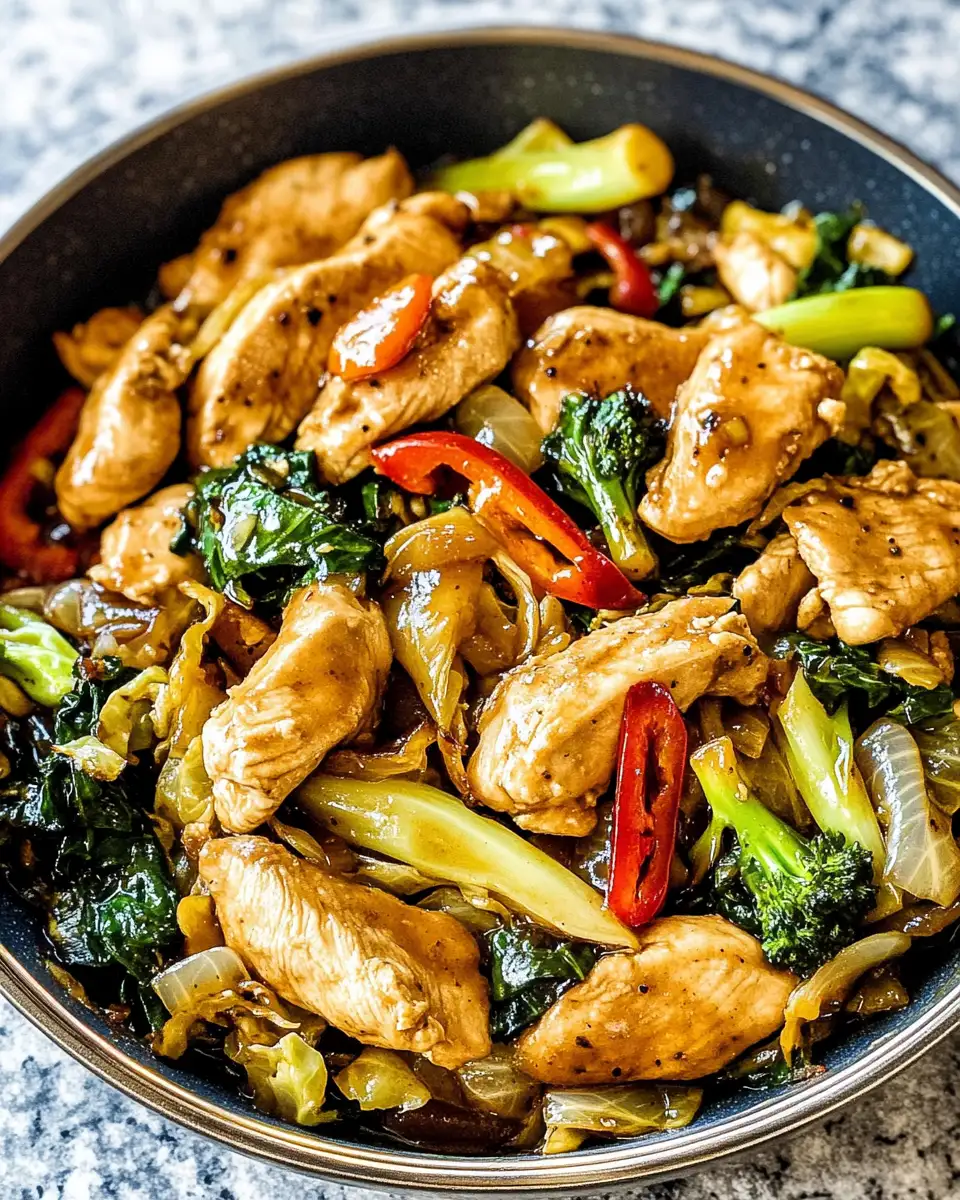 Sizzling Chicken Cabbage Stir-Fry: A Flavorful Weeknight Delight - Featured Image
