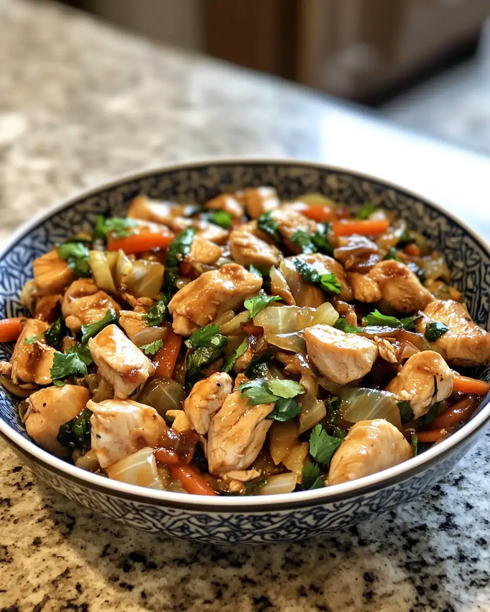 Sizzling Chicken Cabbage Stir-Fry: A Flavorful Weeknight Delight 6 Final dish - Sizzling Chicken Cabbage Stir-Fry: A Flavorful Weeknight Delight