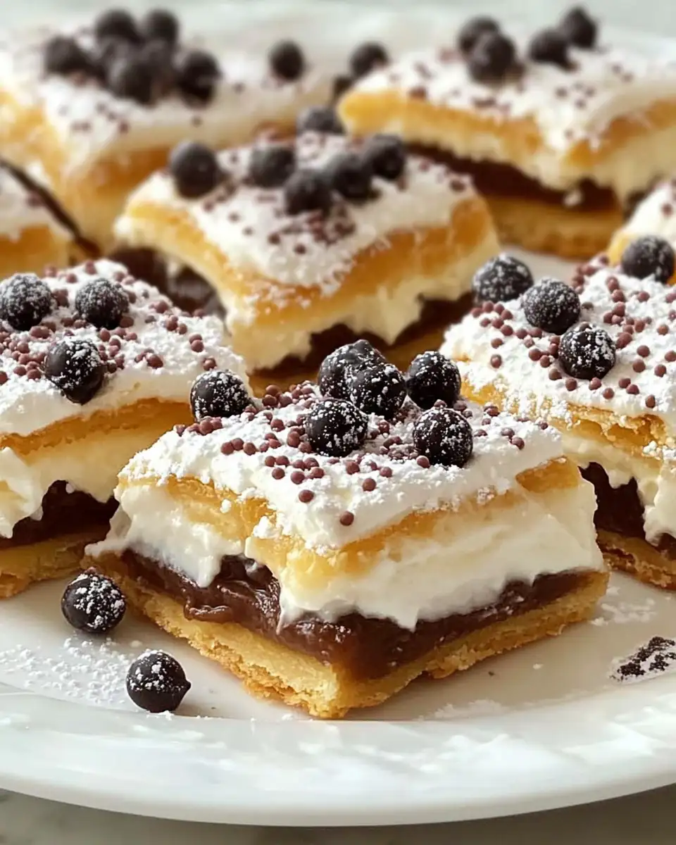 Decadent Delight: Indulge in Classic Cannoli Squares - Featured Image