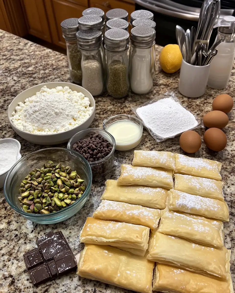 Decadent Delight: Indulge in Classic Cannoli Squares 4 Ingredients for Decadent Delight: Indulge in Classic Cannoli Squares