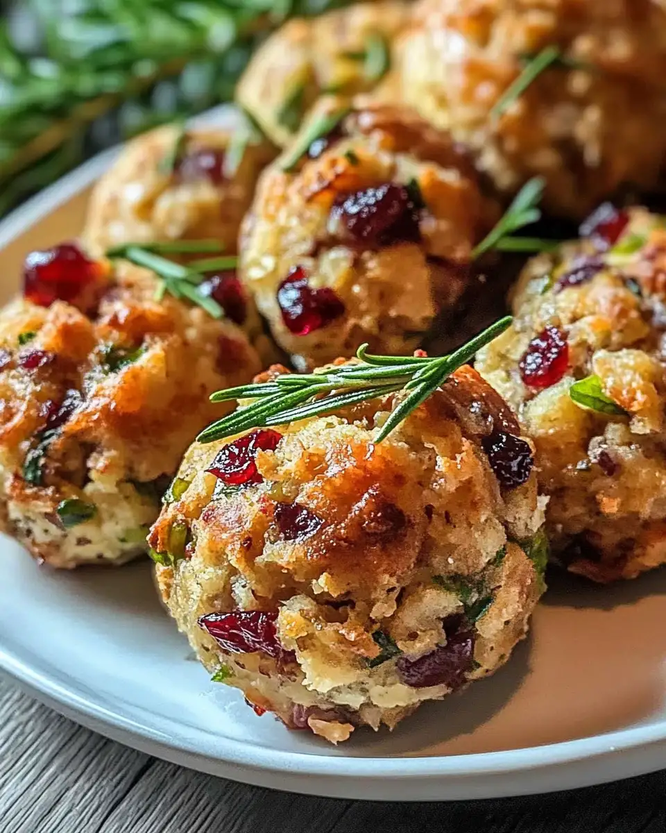 Savor the Season with Cranberry Turkey Stuffing Balls - Featured Image