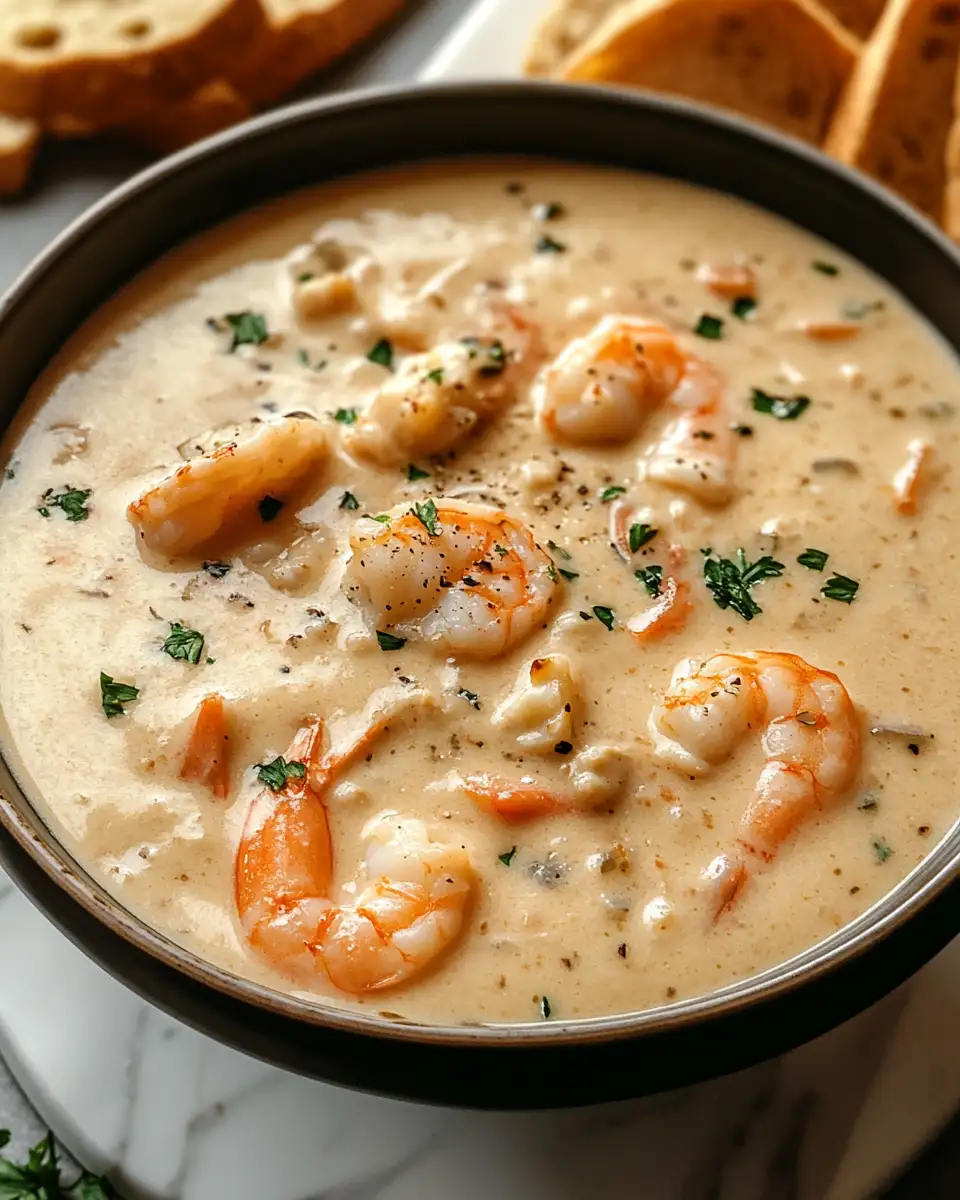 Dive into Decadence with Our Creamy Crab and Shrimp Seafood Bisque Recipe - Featured Image