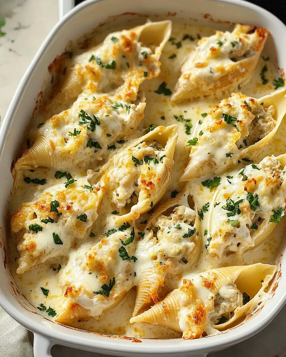 Dive into Decadence with Creamy Seafood Stuffed Shells - Featured Image